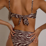 Rio Full Cup Bikini Top - Zebra